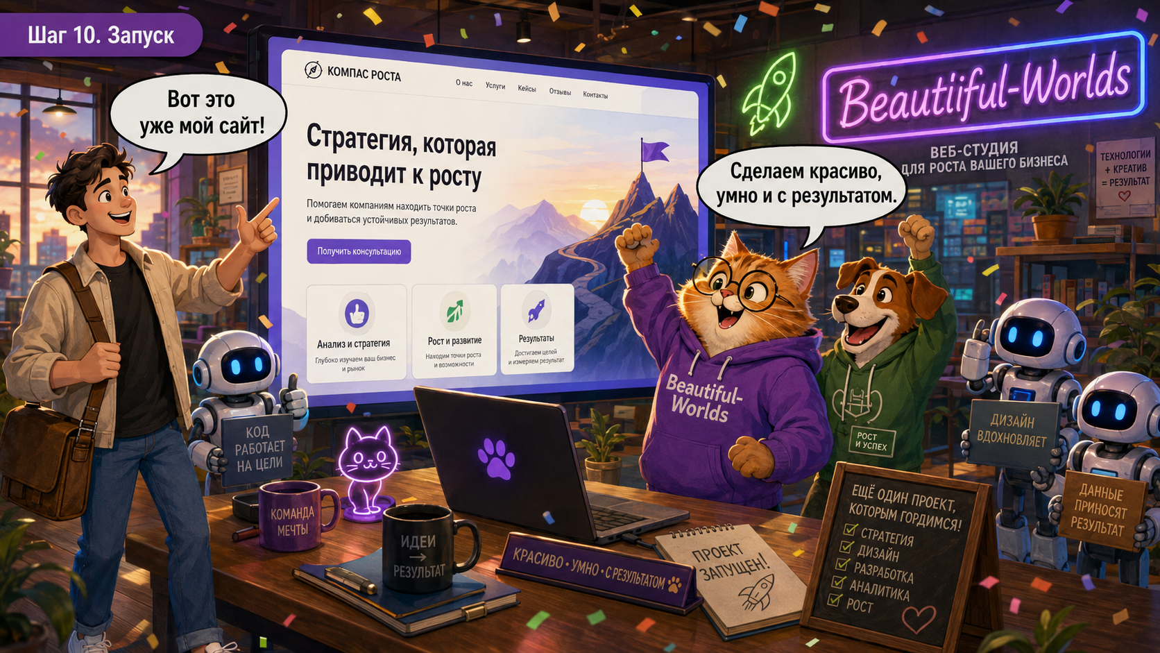 Beautiful Worlds — как работает студия